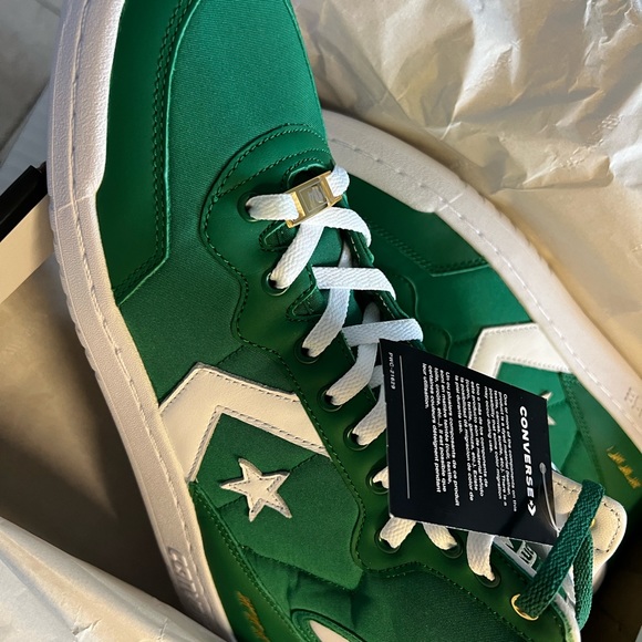 CONVERSE, FASTBREAK HI, 10.5, Green/White/White - Picture 2 of 7